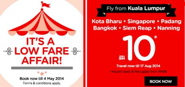 AirAsia Low Fare Affair Promotion