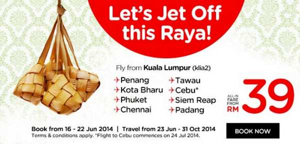AirAsia Let’s Jet Off This Raya 2014