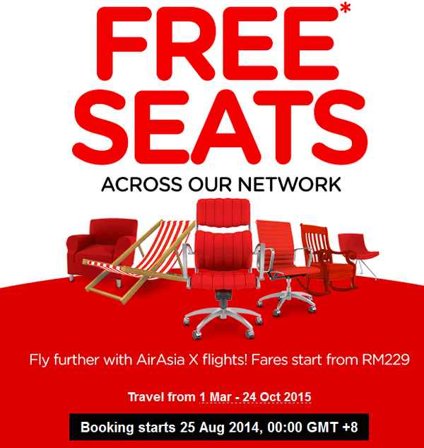 AirAsia Free Seats Promotion 2015 Is Back!