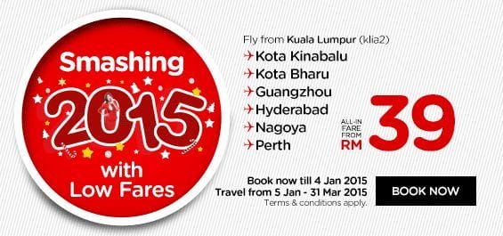 AirAsia Smashing With Low Fares From RM39