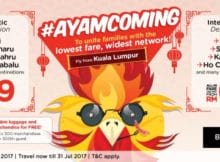 AirAsia Ayam Coming Lowest Fare Promo