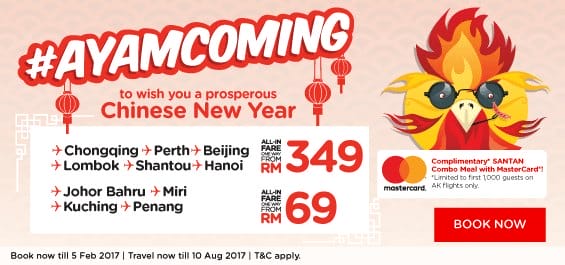 AirAsia Chinese New Year Fares Promotion