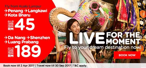 AirAsia Live For The Moment Promo