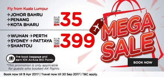 AirAsia Mega Sale Promotion