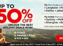 AirAsia 50 Percent Off Holiday Promo