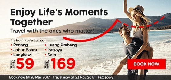 AirAsia Enjoy Life’s Moment Promotion