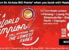 AirAsia Base Fare Promotion From RM9