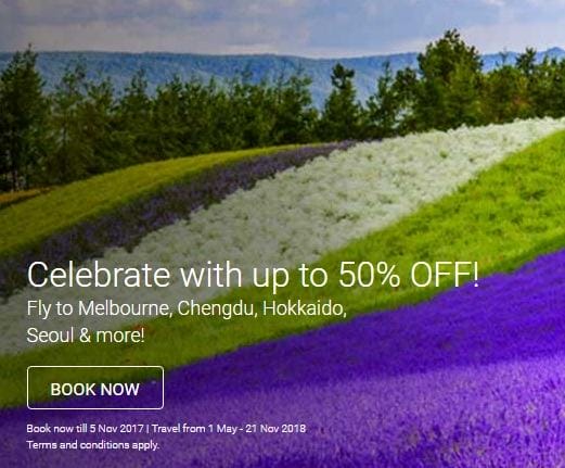 AirAsia X 50% Off Promotion 2017