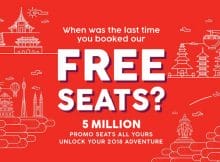 AirAsia 5 Million Free Seats Promo