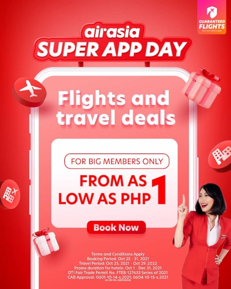 AirAsia Philippines Brings Back PHP1 Piso Fare