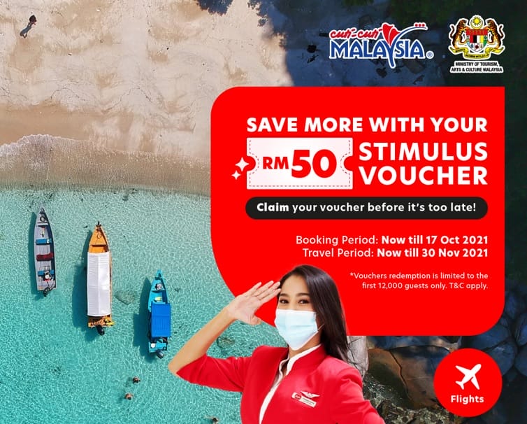 Claim Your AirAsia RM50 Stimulus Voucher