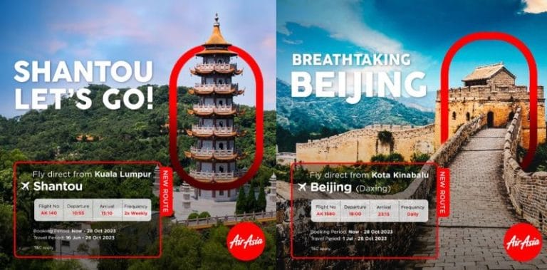 AirAsia Adds Shantou and Beijing flights from Kuala Lumpur and Kota Kinabalu
