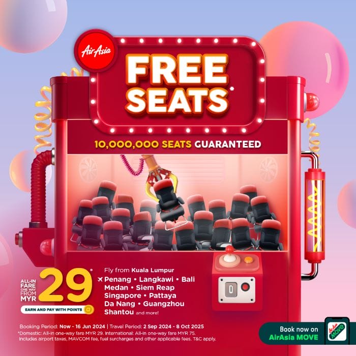 AirAsia Returns with Massive FREE* Seats Sale and Big Discounts!